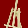 Blackboard A4 with Wooden Easel for Wedding Events or Shop's Window Image 2