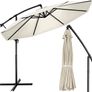 Parasol, Diameter 300 cm with Crank, Cantilever Parasol with Stand, Garden Parasol, UV Protection, Aluminium, Crank Parasol, Market Parasol, Image 2