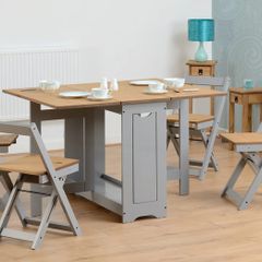 Santos Butterfly Fold Dining Set - 4 chairs & Table
