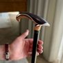 Unique Handmade Walking Stick, Whale Dolphin Handle, Never Used Image 4