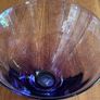 Vintage Jerpoint studio glass bowl in amethyst Image 5
