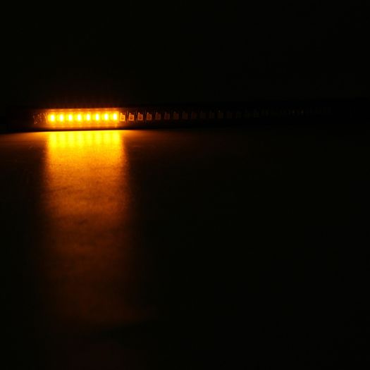 Universal Flexible Motorbike Motorcycle Motor Cycle Bike 48LED Light Strip Tail Brake Stop Turn Signal