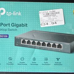 TP-Link 8 Port Gigabit Network Switch, Ethernet Splitter