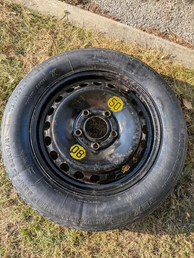 OEM BMW 15" Space Saver Spare Wheel - 5x120 (T125/90R15)