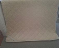 Double bed wool mattress topper