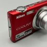 Nikon Coolpix S220 10MP Digital Camera Red - Full Kit Image 9