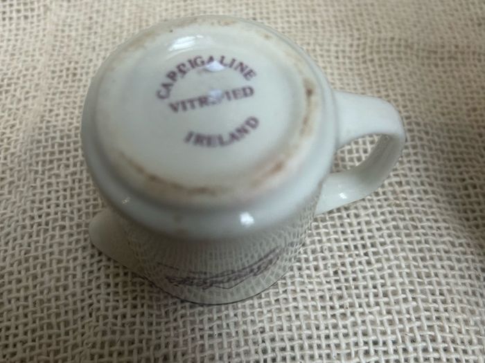 Dublin advertising  Tea Caddy and Jug