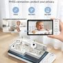 GHB 5-Inch Baby Monitor with Camera and Night Vision, IPS Screen, 2-Way Audio, Temperature Sensor, Digital Zoom, Lullabies, Feeding Reminder, VOX Mode Image 9