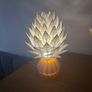 3D Printed Flower Lamp  Warm/Cool Adjustable USB Light Image 5
