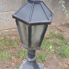 Cast iron lamps antique