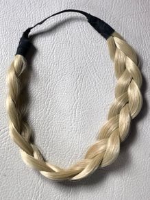 Blonde braided headband
