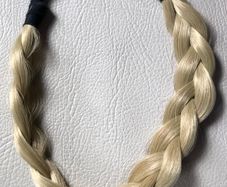 Blonde braided headband