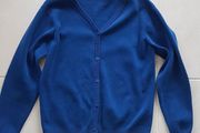 Royal Blue School Cardigan