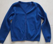 Royal Blue School Cardigan