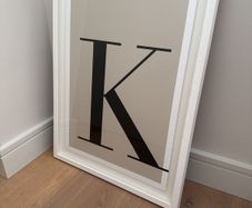 'K' Framed Print