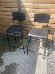 Black breakfast bar chairs