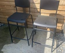 Black breakfast bar chairs