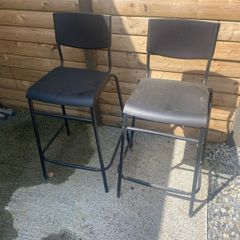 Black breakfast bar chairs