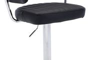 Modern Emper Padded Swivel Faux Leather Breakfast Kitchen Bar Stool Pub Barstool MULTIPLE COLOURS AVAILABLE (FREE POSTAGE)