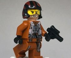 Lego POE DAMERON Minifigure Lego Star Wars Lego Minifigure