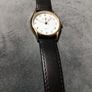 Title: Men's Citron S56SS Quartz Watch - Classic Gold Tone & Black Leather Image 2