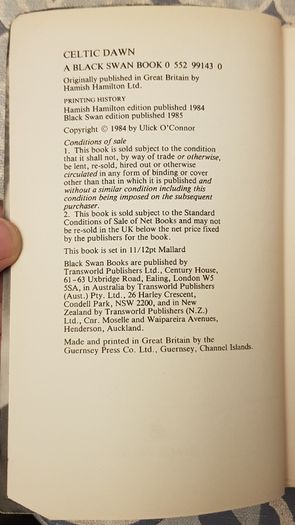 Celtic Dawn: A Portrait Of The Irish Literary Renaissance by Ulick O'Connor