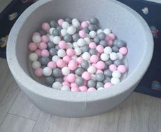 Baby ball pit & coloured balls