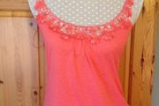 Size 8 or 10 Coral Strappy Cami