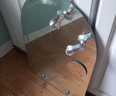 bathroom mirror