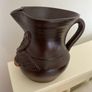 Vintage Hazelnut French Pottery Vase/Jug Image 4