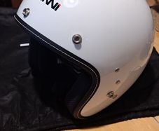 Open face helmet