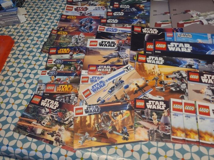 Star Wars Lego  -  instruction books only x 65