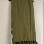 sarong CHECK TASSEL SARONG olive green Accessorize New Image 2
