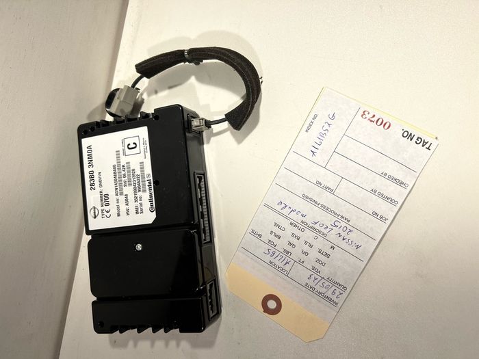 2014 Nissan Leaf Ze0 Electric 80kW Telematics Control Module 283B0-3NM0A  a1l1b52g