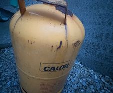full bottle of gas