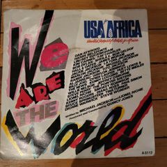 USA for Africa, We Are The World 1985 CBS 7 inch Vinyl Single