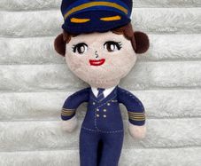 Emirates Airline Fly With Me Cabin Crew Amelia approx. 18 cm. Used Please see photos