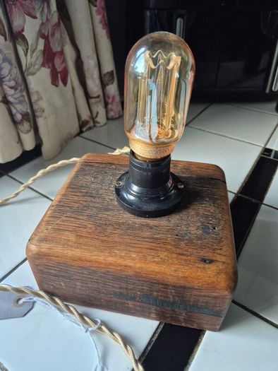 Vintage style handmade industrial lamp