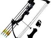 Youth Compound Bow with Accessories and Aluminium Arrows