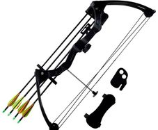 Youth Compound Bow with Accessories and Aluminium Arrows