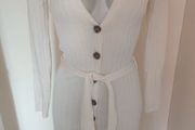 Brand new Primark cream longer line cardigan size XS UK6/8 EU34/36 Postage included