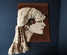 Vintage Desso Wool Wall Tapestry 1970s