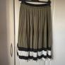 midi skirt Bnwt khaki pleated skirt small Image 4