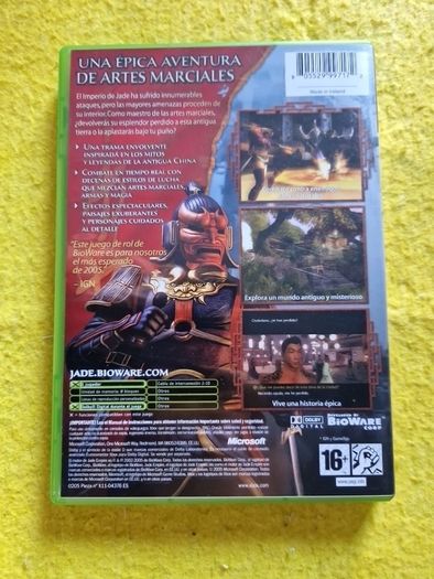 Jade Empire Xbox Original games Original