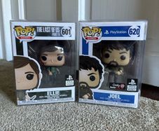 Funko Pop! The Last of Us Ellie #601 & Joel #620