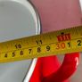 Judge Enamel Large Bread Bin Crock Style Red 25 cm tall. Image 4