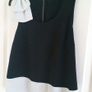 River Island Black Top with Bow - Size 8 Image 2