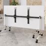 White Tilting Training Room Retangular Table - 1500w x 750d Image 3