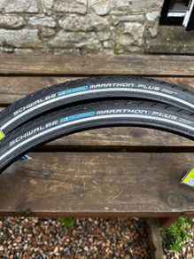 schwalbe marathon plus tires x2 unused
