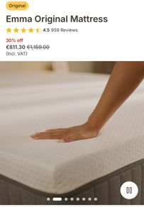 Super king mattress Emma